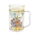 Japan Disney Sparkling Clear Cup - Mickey & Friends - 1