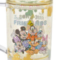 Japan Disney Sparkling Clear Cup - Mickey & Friends - 4
