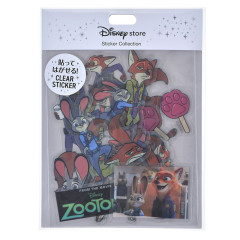 Japan Disney Store Clear Sticker Collection - Zootopia : Judy Hopps & Nick Wilde