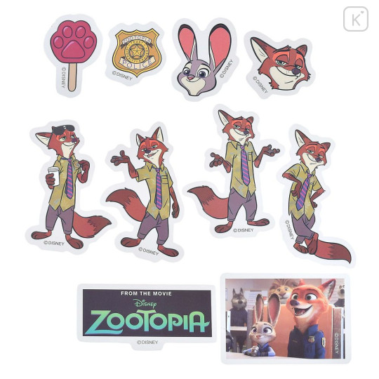 Japan Disney Store Clear Sticker Collection - Zootopia : Judy Hopps & Nick Wilde - 4