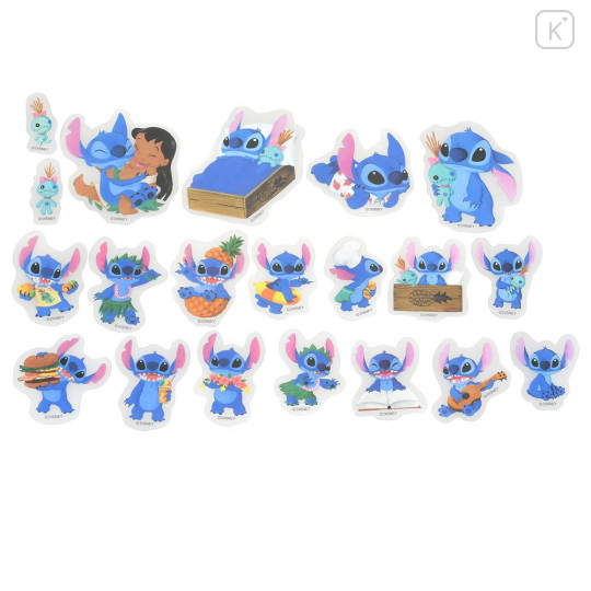 Japan Disney Store Clear Sticker Collection - Lilo & Scrump & Stitch - 1