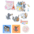 Japan Disney Store Clear Sticker Collection - Marie : Jazz it Up - 4