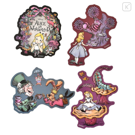 Japan Disney Store Die-cut Sticker Collection - Alice : 75th Anniversary - 2
