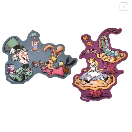 Japan Disney Store Die-cut Sticker Collection - Alice : 75th Anniversary - 4