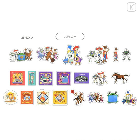 Japan Disney Store Clear Sticker Collection - Toy Story 5 - 3