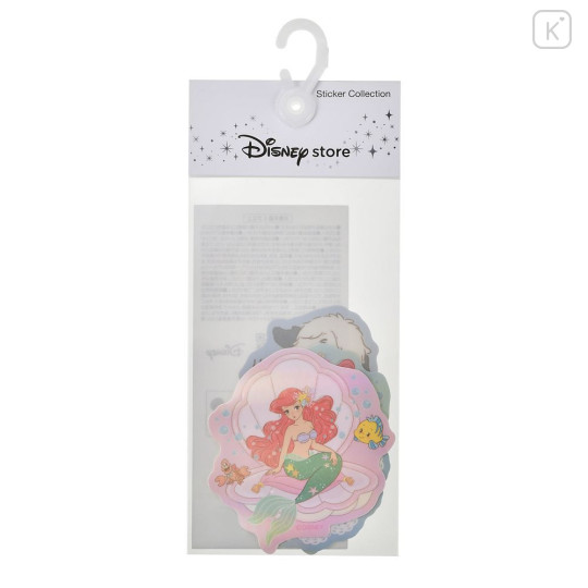 Japan Disney Store Die-cut Hologram Sticker Collection - Ariel & Flounder : Illustrated by Mikko - 1