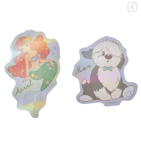Japan Disney Store Die-cut Hologram Sticker Collection - Ariel & Flounder : Illustrated by Mikko - 4