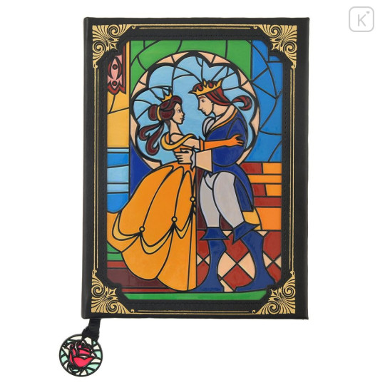 Japan Disney Store Artwork Notebook - Beast & Belle - 1