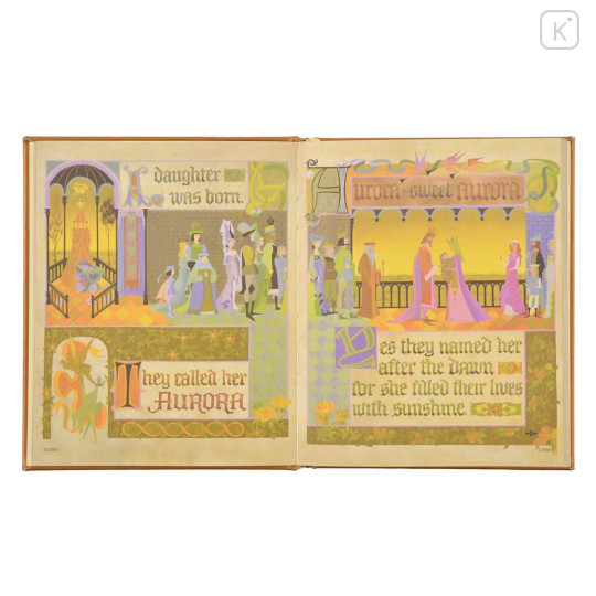 Japan Disney Store Artwork Notebook - Sleeping Beauty - 5