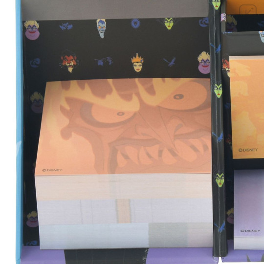 Japan Disney Store Sticky Notes & Memo Pad & Pen Stand - Disney Villains - 5
