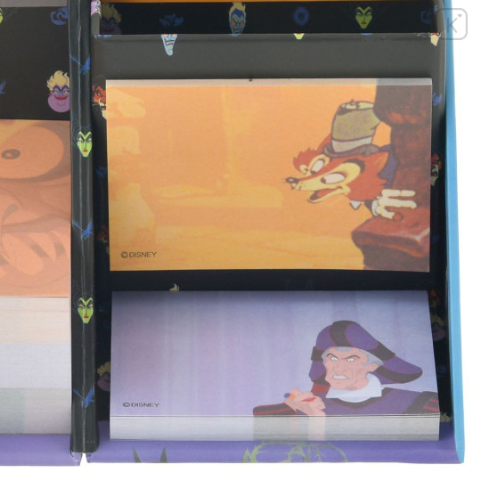 Japan Disney Store Sticky Notes & Memo Pad & Pen Stand - Disney Villains - 6