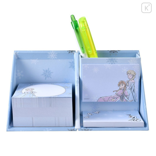 Japan Disney Store Sticky Notes & Memo Pad & Pen Stand - Frozen - 5