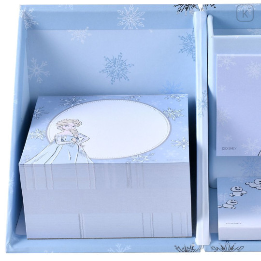 Japan Disney Store Sticky Notes & Memo Pad & Pen Stand - Frozen - 6