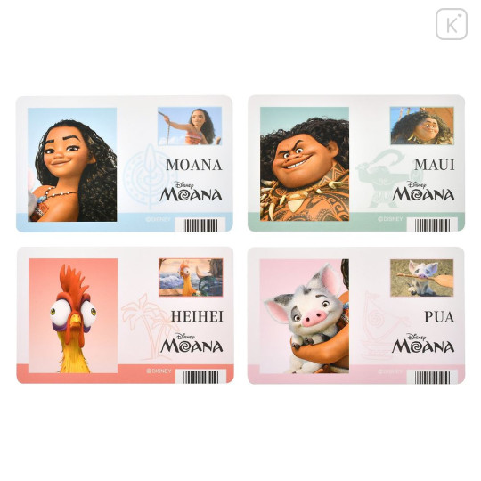 Japan Disney Store ID Card Style Sticker Collection - Moana - 2