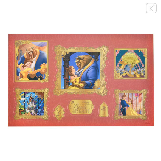 Japan Disney Store Museum Style Sticker Collection - Beast & Belle - 2