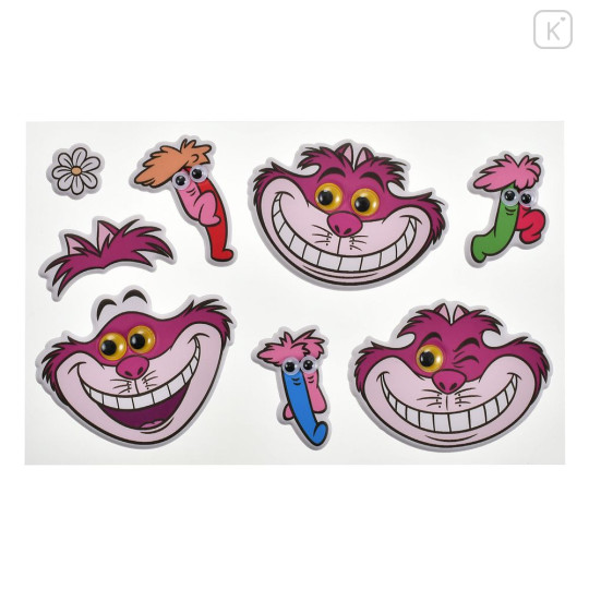 Japan Disney Store Looking Around Sticker Collection - Cheshire Cat & Momeras - 2