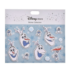 Japan Disney Store Looking Around Sticker Collection - Olaf & Snowgies