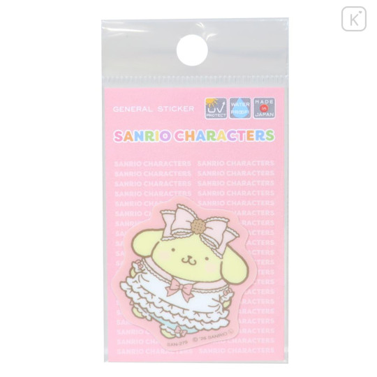 Japan Sanrio Vinyl Sticker - Pompompurin : Lolita - 1