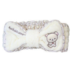 Japan San-X Spa Headband with Ribbon - Korilakkuma : Embroidered