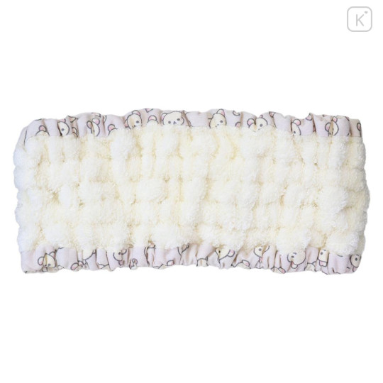 Japan San-X Spa Headband with Ribbon - Korilakkuma : Embroidered - 2