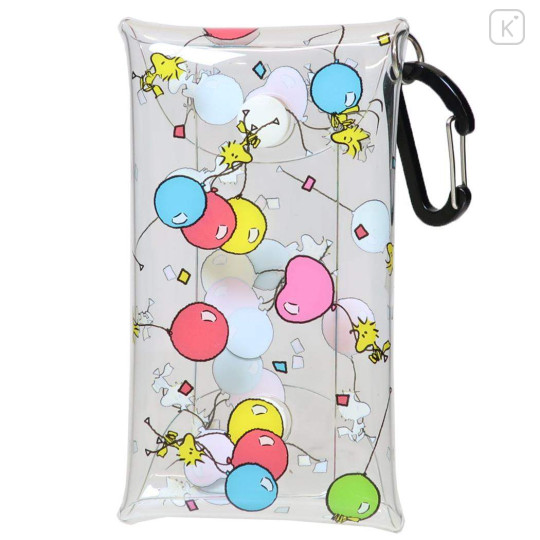 Japan Peanuts Clear Multi Case with Carabiner (S) - Woodstock : Amusement Park - 1