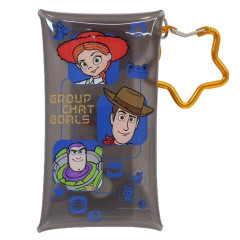 Japan Peanuts Clear Multi Case with Carabiner (S) - Toy Story 5 Buzz Lightyear & Jessie & Woody