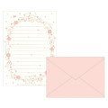 Japan San-X Letterpress Printing Letter Set - Rilakkuma / Pink - 3
