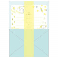 Japan San-X Fluorescent Silk Printing Letter Set - Rilakkuma / Blue - 1