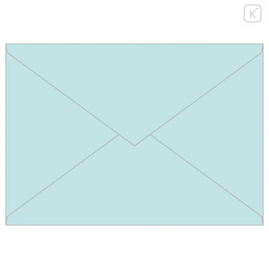 Japan San-X Fluorescent Silk Printing Letter Set - Rilakkuma / Blue - 3