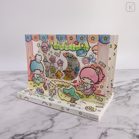 Sanrio DIY Coloring Paper Craft Set - Little Twin Stars - 6