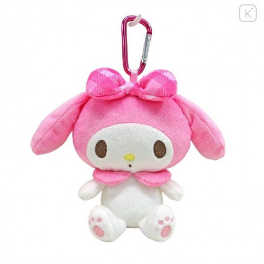 Japan Sanrio Keychain Plush Shopping Bag - My Melody - 2