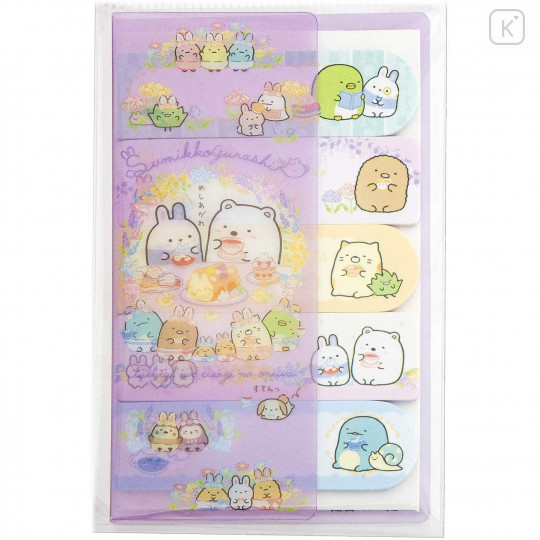 Japan San-X Index Sticky Notes - Sumikko Gurashi / Mysterious Rabbit Oniwa B - 1