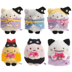 Japan San-X Tenori Plush (SS) 6pcs Set - Sumikko Gurashi : Halloween