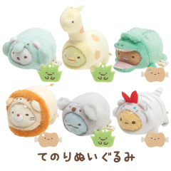 Japan San-X Tenori Plush (SS) 6pcs Set - Sumikko Gurashi / Animal Park