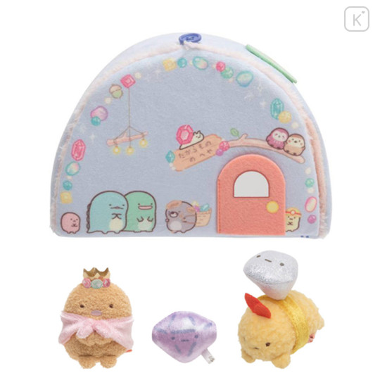 Japan San-X Scene Plush Set - Sumikko Gurashi : Mogura Home - 1