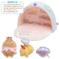 Japan San-X Scene Plush Set - Sumikko Gurashi : Mogura Home - 2