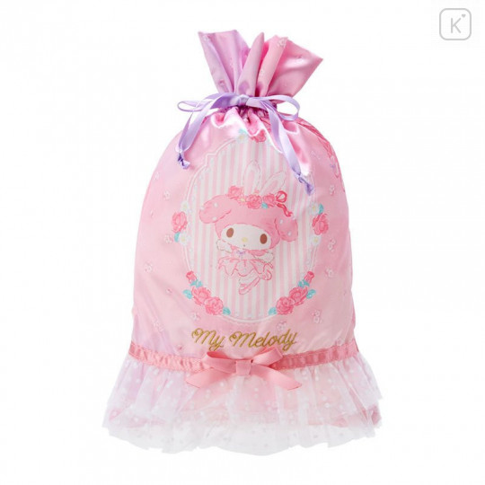 Japan Sanrio Drawstring Bag - My Melody / Longing Ballerina - 1