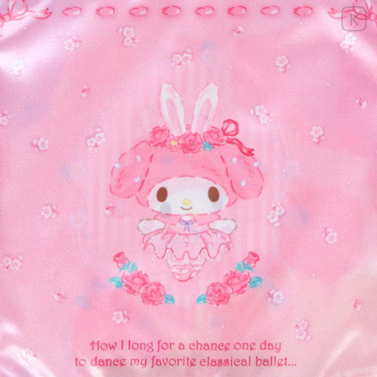 Japan Sanrio Drawstring Bag - My Melody / Longing Ballerina - 5