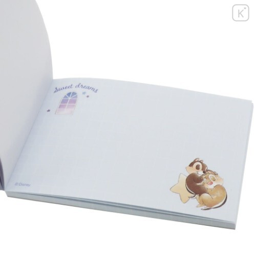 Japan Disney Mini Notepad - Chip & Dale / Sweet Dreams - 3