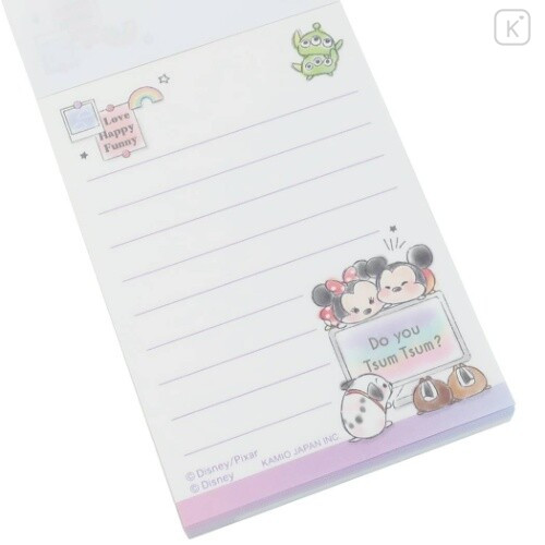Japan Disney Mini Notepad - Tsum Tsum / Desk - 2