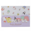 Japan Sanrio A6 Notepad with Cover - Sanrio Family - 1