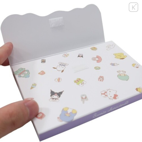 Japan Sanrio A6 Notepad with Cover - Sanrio Family - 2