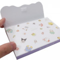 Japan Sanrio A6 Notepad with Cover - Sanrio Family - 2