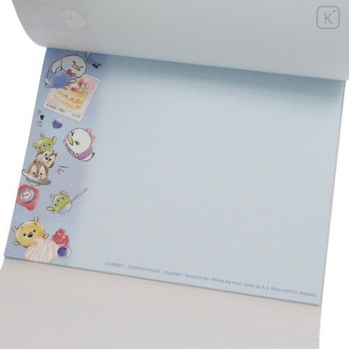 Japan Disney A6 Notepad with Cover - Tsum Tsum / Cake - 5