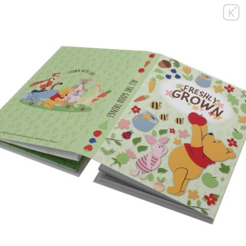 Japan Disney Sticky Notes Book - Winnie The Pooh & Friends - 4