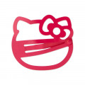 Japan Sanrio Colorful Hair Clip 4pcs Set - Hello Kitty / Face - 5