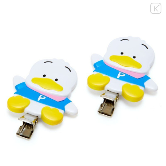 Japan Sanrio Hair Clip 2pcs - Pekkle : Vertical - 2