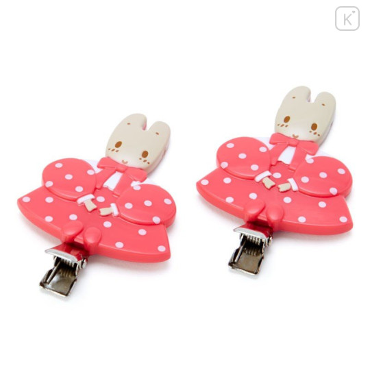 Japan Sanrio Hair Clips Set - Marroncream : Vertical - 2