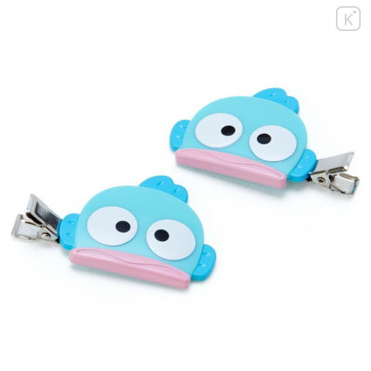 Japan Sanrio Hair Clips Set - Hangyodon - 2