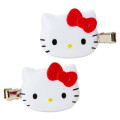 Japan Sanrio Hair Clips Set - Hello Kitty / Red - 2